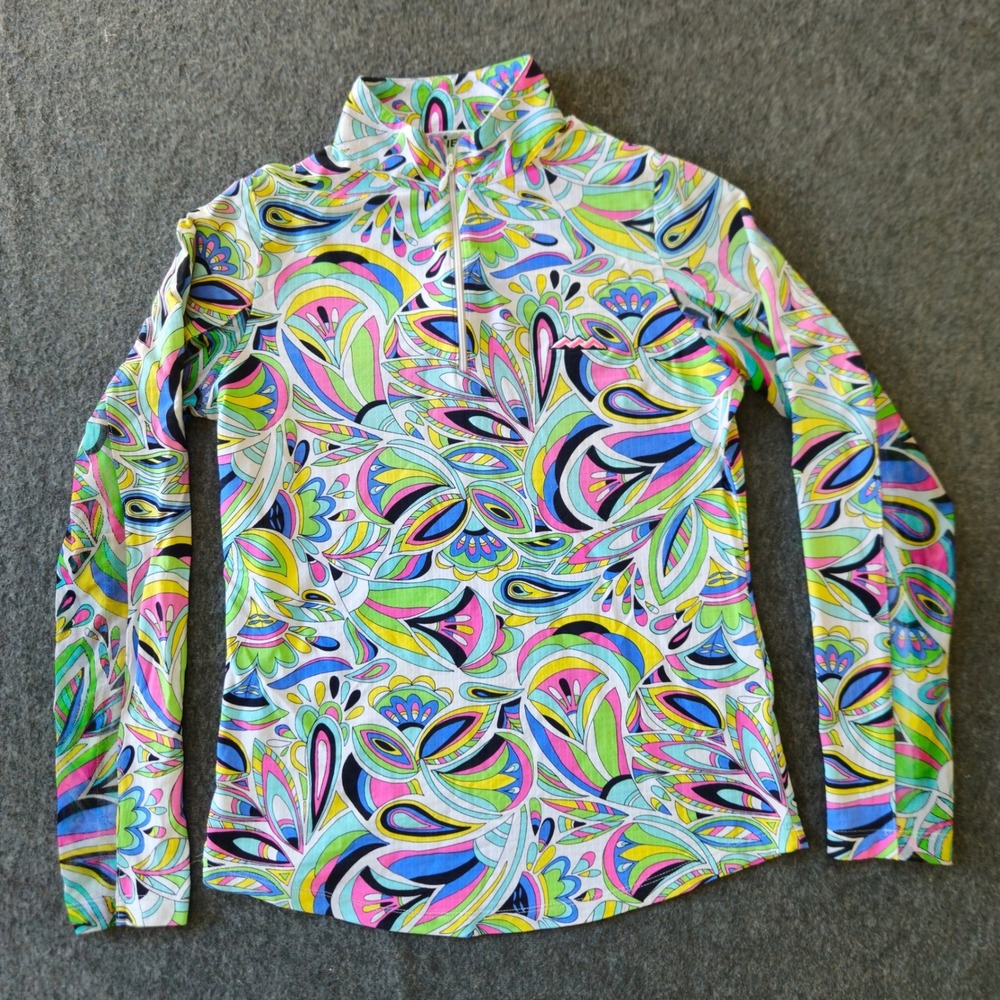 IBKUL XS Long Sleeve UPF 50+ Cooling Sun Top Golf Country Club Pickleball Color